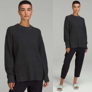 lululemon | Merino Wool-Blend Ribbed Crewneck Sweater